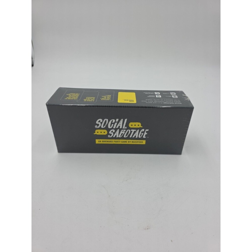 Social Sabotage: An Awkward Party Game by BuzzFeed - Ages 17 & up - 0825-07